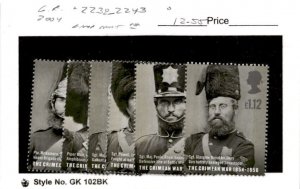 Great Britain, Postage Stamp, #2238-2243 Mint NH, 2004 Crimean War (AB)