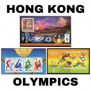 Thematic Stamps - Hong Kong - Olympics - Choose from dropdown menu