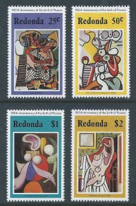 Redonda #MK 78-81 NH Picasso Birth Cent. - Paintings