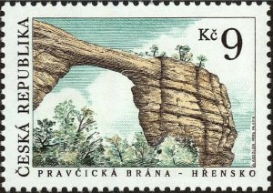 Czech Republic 1995 MNH Stamps Scott 2957 Landscapes Mountains Rocks