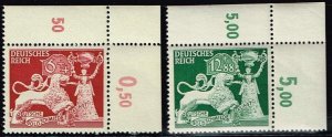 Germany 1942,Sc.#B206-7 MNH, Nuremberg wedding cup and Aquamanile