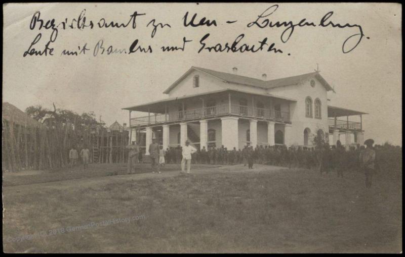 Germany 1907 Neu-Langenburg East Africa DOA RPPC 4H Stamp Cover 76380