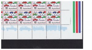 Germany Bund Scott # 1979, mint nh, sheet of 10, totally mis perforated
