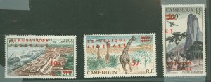 Cameroun #C38-40  Single (Complete Set) (Animals) (Landscapes)