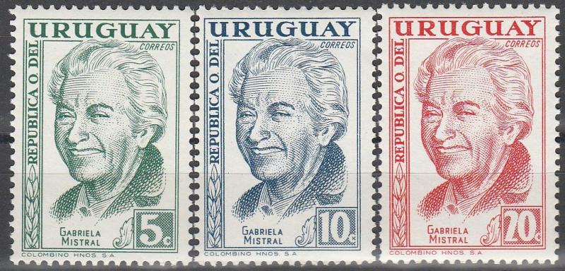 Uruguay #640-42 MNH (S2757L)