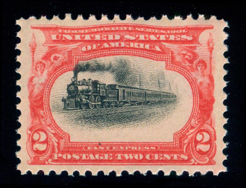 MOMEN: US STAMPS #295 MINT OG NH XF+