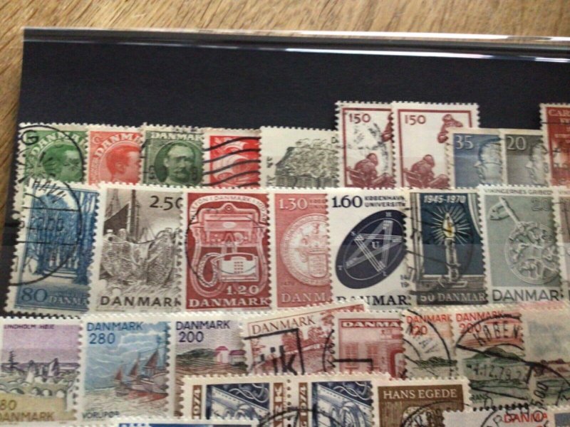 Denmark mounted mint or used stamps  A12355