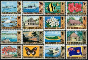 GILBERT ISLANDS Sc 269-84 VF/MNH -1976 - Ships & Island Sights - COMPLETE SET