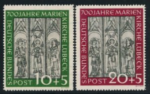 GERMANY B316-B317 MINT NEVER HINGED (MNH) RELIGION