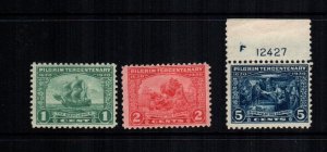 US 548-550 MNH cat $97.00