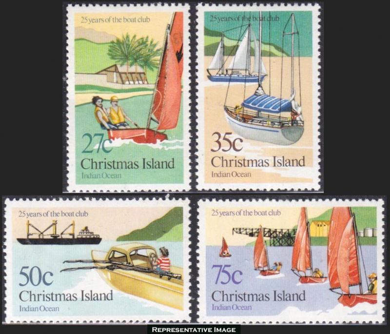 Christmas Islands Scott 138-141 Mint never hinged.