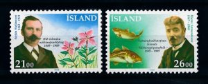 [69994] Iceland 1989 Flora flowers blumen Marine life fish  MNH