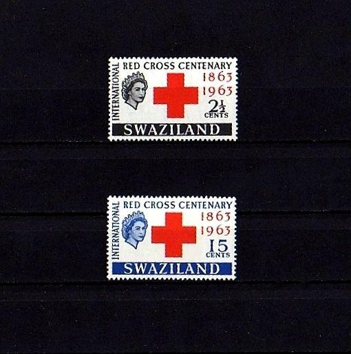 SWAZILAND - 1963 - QE II - RED CROSS - CENTENARY - MINT - MNH - SET!