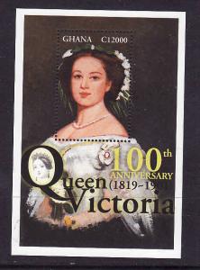 Ghana-Sc#2249-unused NH sheet-Royalty-Queen Victoria-2001-