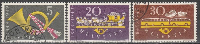 Switzerland #325-7 F-VF Used CV $7.55 (D1989)