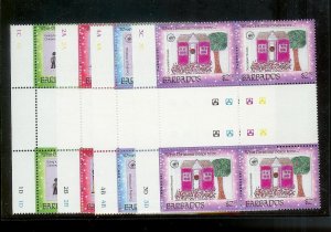 BARBADOS (26) All Diff Plate & Gutter Block Complete Sets All Mint Never Hinged