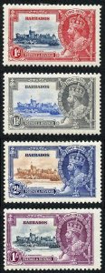 Barbados SG241/4 1935 Silver Jubilee M/M 