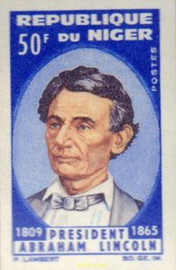 594524 MNH NIGER 1965 100 ANIVERSARIO DEL NACIMIENTO DE ABRAHAM LINCOLN