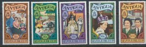 Antigua   SC# 459 - 463   MNH   QE II Silver Jubilee    see details/scans 