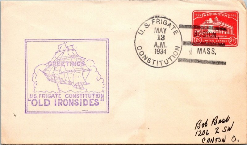 May 13 1934 - Old Ironsides - USS Constitution Voyage - Boston - F11632