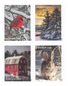 2020 Winter  forever stamps  5 Booklets 100pcs