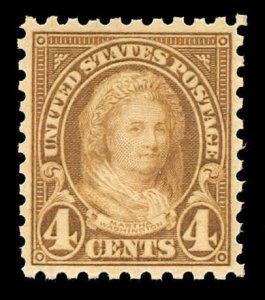 momen: US Stamps #585 Mint OG NH XF-S