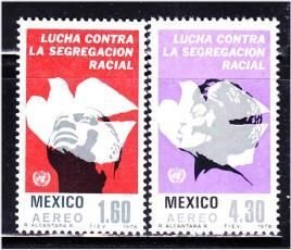 Mexico, Anti-Apartheid Year (SC# C583-C584) MNH SET