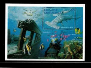 Grenadines 1995 - Marine Life - Souvenir Stamp Sheet - Scott #1731 - MNH