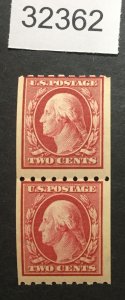 US STAMPS #391 MINT OG NH PAIR LOT #32362