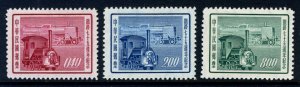 Rep. of CHINA -TAIWAN SC#1140-1142 75th Anniv of Trains in China (1956) NGAI