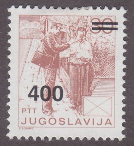 Yugoslavia 1972 Postman Delivering Mail O/P 1989