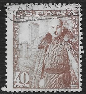 Spain #763 40c Gen Francisco Franco