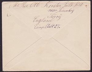 GB WWI POW cover to Germany ex Frith Hill Camp..............................3388