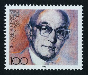 Germany 1698 MNH Martin Niemoller, Theologian