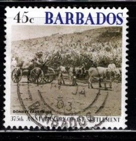 Barbados - #1033 First settlement - Used