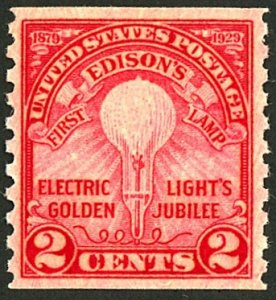 U.S. #656 MINT OG LH