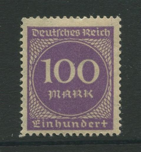 Germany -Scott 229 - Definitive Issues -1922 -  MLH - Single 100m Stamp