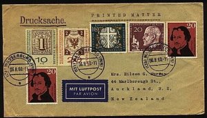 GERMANY 1960 airmail cover to New Zealand..................................99097