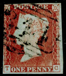 SG8, 1d red-brown, USED. Cat £30. TC