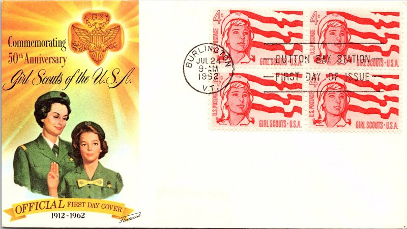 United States, Vermont, First Day Cover, Scouts