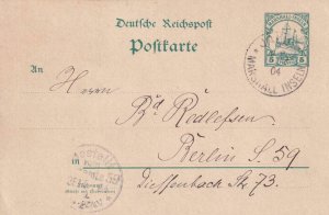 1904, Jaluit, German Marshall Islands to Berlin, Germany, See Remark (44076)