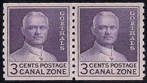 CANAL ZONE 153 3 cent CP Stamp Mint OG NH EGRADED XF 90 XXF