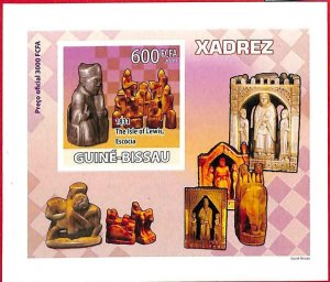 A0807a - GUINEE Guinea -  IMPERF SHEET - SPORT:  CHESS 2009