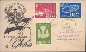 Ghana, Worldwide First Day Cover