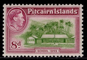 PITCAIRN ISLANDS GVI SG6a, 8d olive-green & magenta, M MINT. Cat £24.