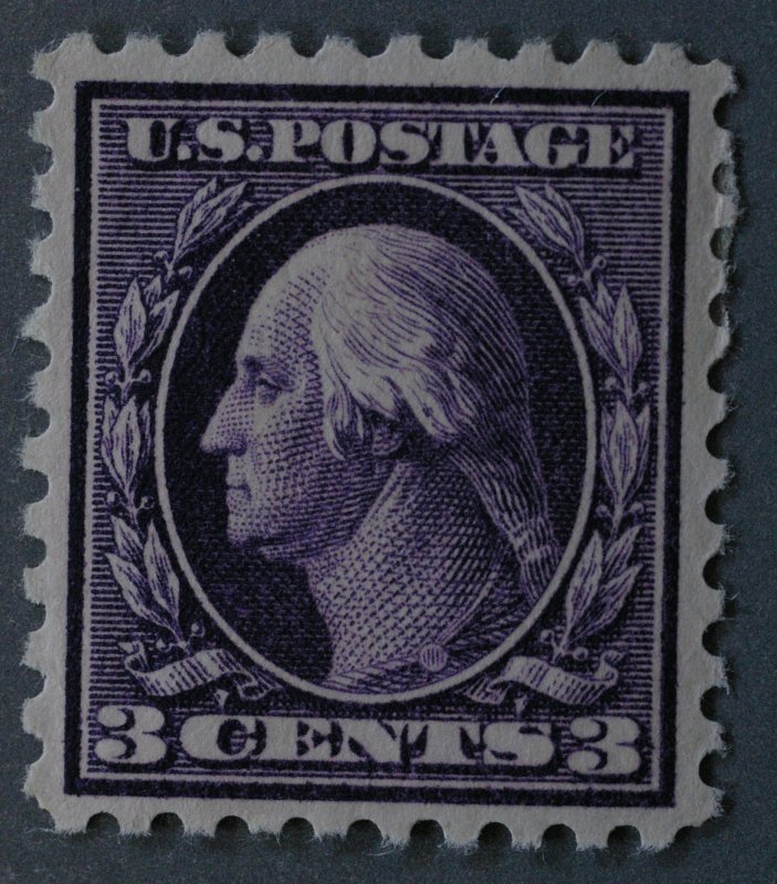 United States #484 XF 3 Cent Washington OG PH Brilliant Color HRM