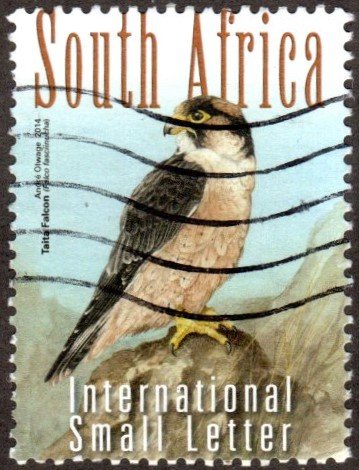 South Africa 1528b - Used - (14r) Taita Falcon (2014) (cv $2.60)