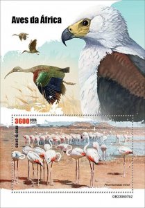 GUINEA BISSAU 2023 BIRDS OF AFRICA SET OF TWO S/SHEETS  MINT NEVER HINGED