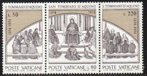 Vatican City Sc #557a MNH Strip of 3