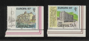 Gibraltar 1988 Europa set MNH Scott cat.#  499 - 500